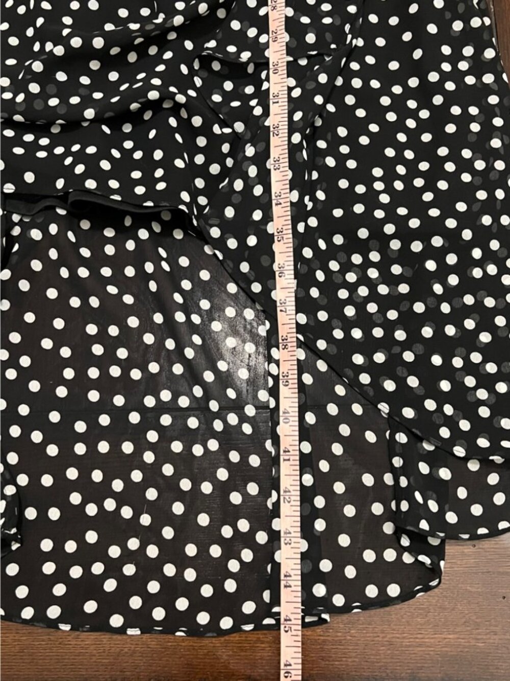 White House Black Market Black White Polka-dots Halter Sleeveless High Low 12 - Picture 5 of 14